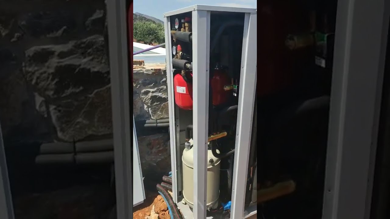 Unique 32kw Heatpump for cooling-heating-heat recovery-hot water production- pool heating