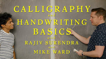 Improve Your Calligraphy! Handwriting Basics with Rajiv Surendra and Mike Ward (Spencerian Script)