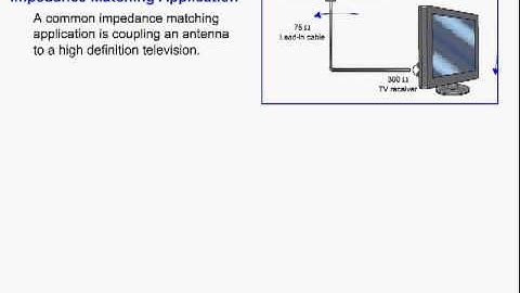 Electronics Tutorials an Impedance Matching Application