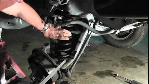 installing coil spring without spring compressor 69 chevelle