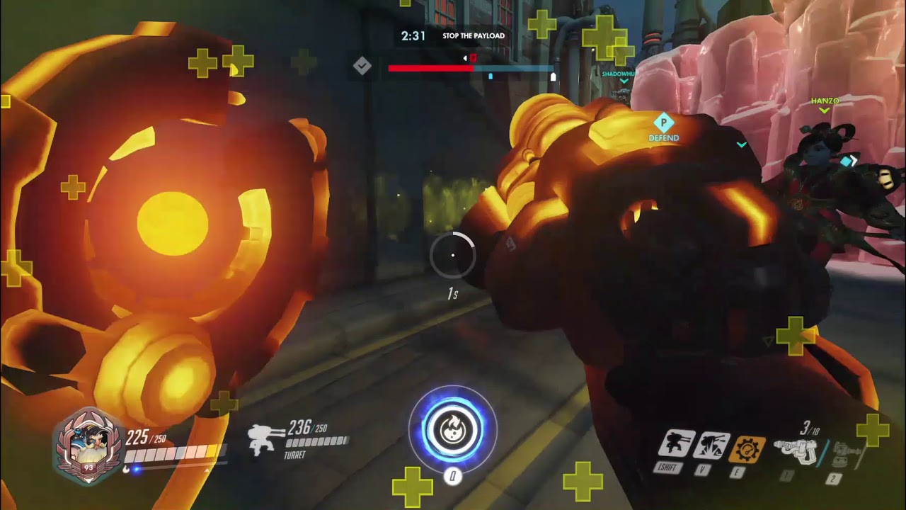 OVERWATCH TORBJHORN GAMEPLAY: GENJI THE TORB TURRET MASTER!!!