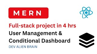🔥 Full Stack MERN Project in 4 Hours | Firebase Auth + MongoDB + Role-Based Dashboard (Admin/User)