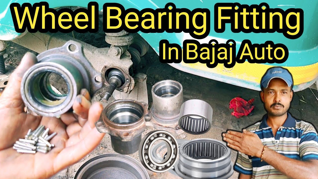 Wheel Bearing Change, Wheel Bearing Change Bajaj Auto