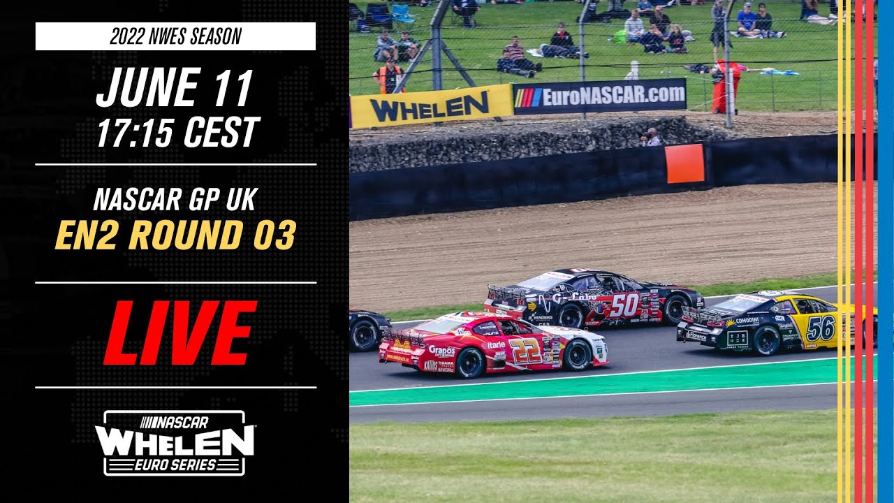 LIVE EuroNASCAR 2 Round 03 NASCAR GP UK 2022