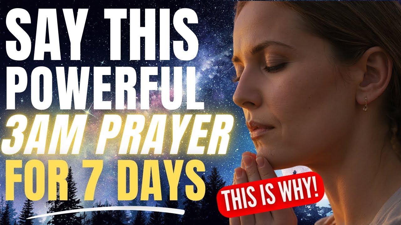 Pray This When You Wake Up At 3am | Powerful Morning Prayer For ...