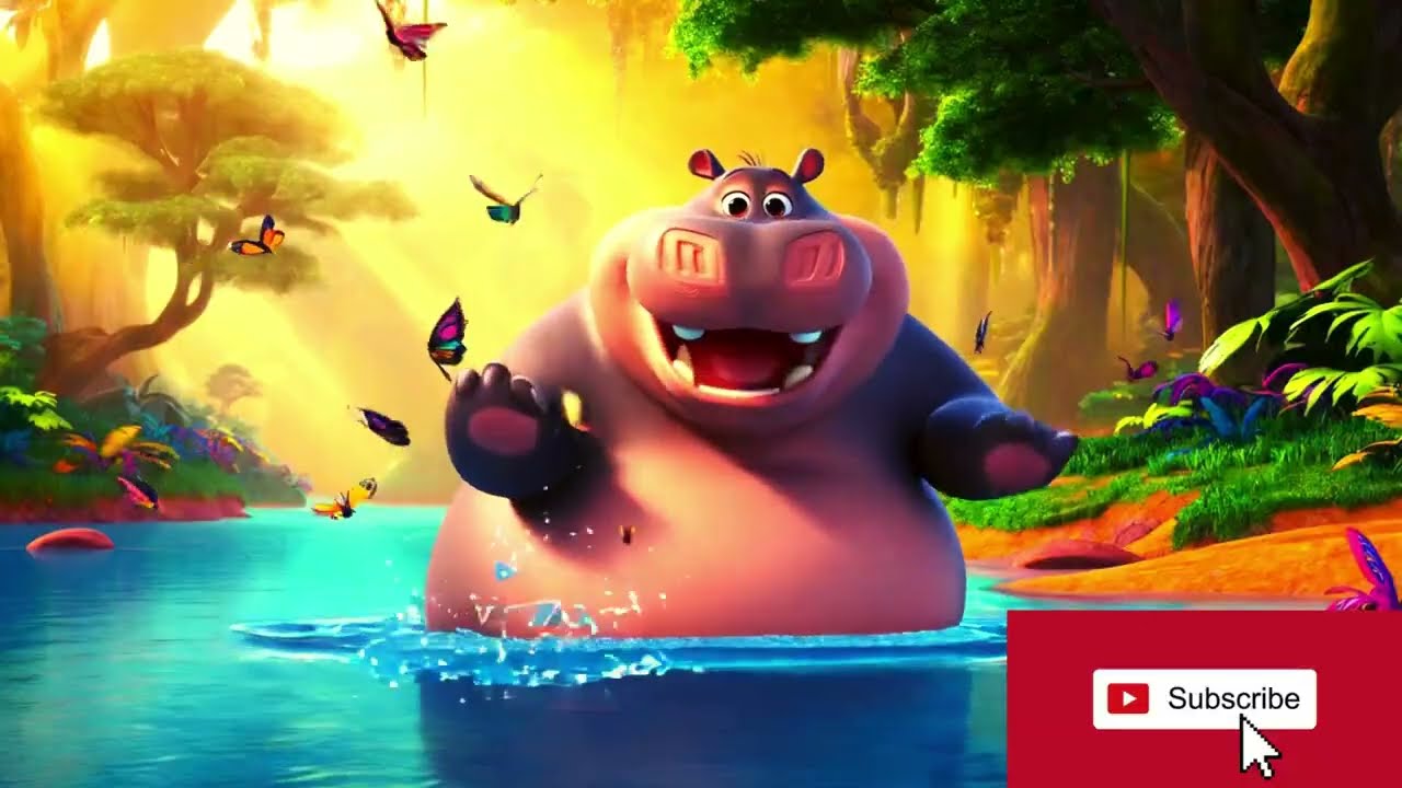 The Happy Hippo Dance! | Children Song About Hippos | Happy Hippo Dance Party! 