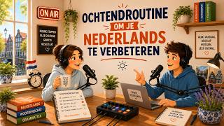 Morning Routine to Improve Your Dutch | Real Dutch Conversations for Daily Life | Melanie Talk