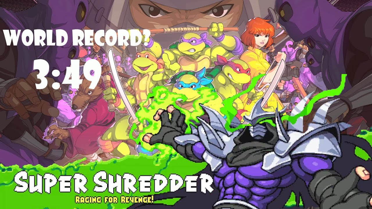 TMNT Shredder's Revenge Final boss world record? YouTube