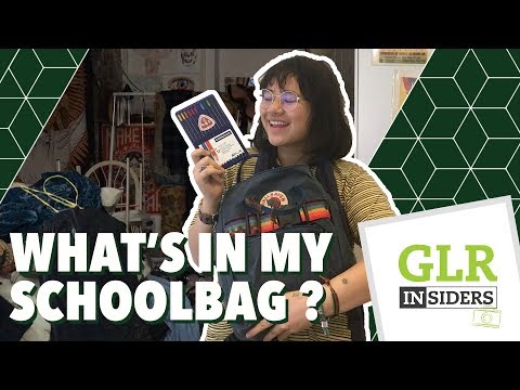 WHAT'S IN MY SCHOOLBAG? | GLRinsiders | ANNA