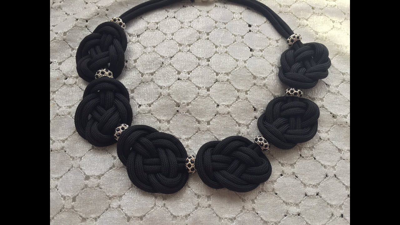 DIY Knotted Necklace YouTube