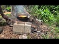 #having #fried #plantain #and #egg for #breakfast #offgrid #cooking in #jamaica