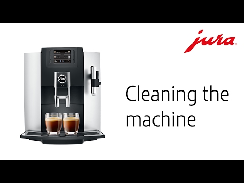 JURA E8 2015 - Cleaning the machine