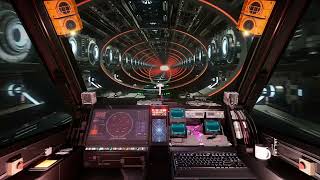 Radio Chatter & Spaceship Patrol Flight in Space Station SubTunnels. SciFi Ambiance Sleep & Study