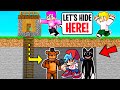 We Play HIDE AND SEEK At 3AM In MINECRAFT! (ft. EVIL FRIDAY NIGHT FUNKIN, CARTOON CAT, FNAF, & MORE)