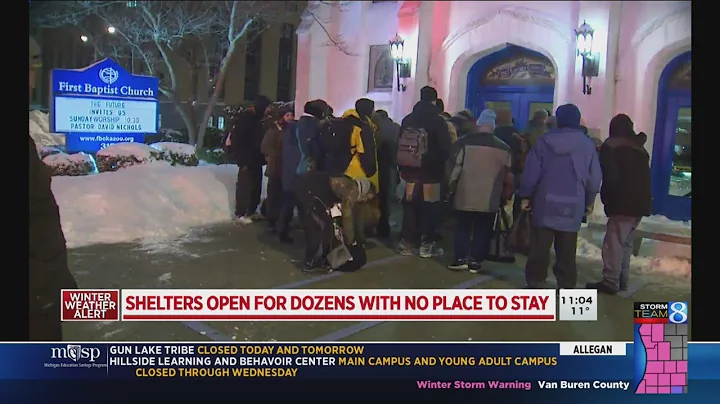 Church opens doors to homeless as temps drop