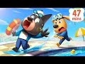 Safety in swimming pools safety tips  police cartoon  kids cartoon  sheriff labrador  babybus