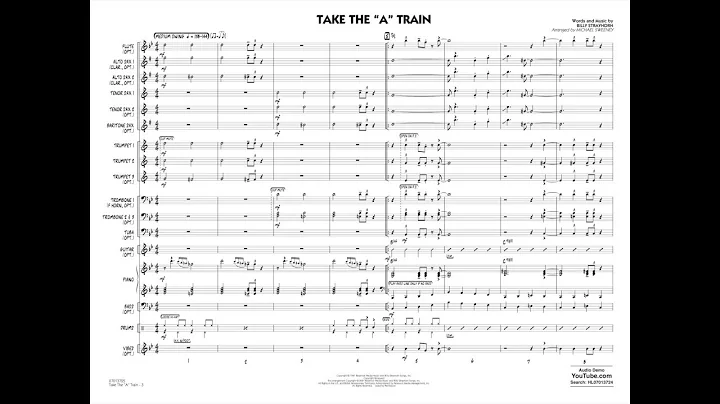 Take the "A" Train by Billy Strayhorn/arr. Michael Sweeney