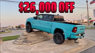 $26,000 off a Ram Truck it’s NOT Enough