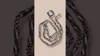 Antique Victorian Niello &amp; 14k Rose Gold Vermeil Pocket Watch Bar Chain #mossibel #niellojewelry