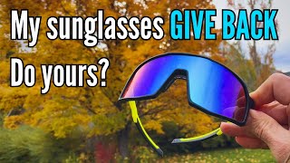 Yes, my bikepacking sunglasses really do give back.  Das Optics Sendees 2.0 long-term review.