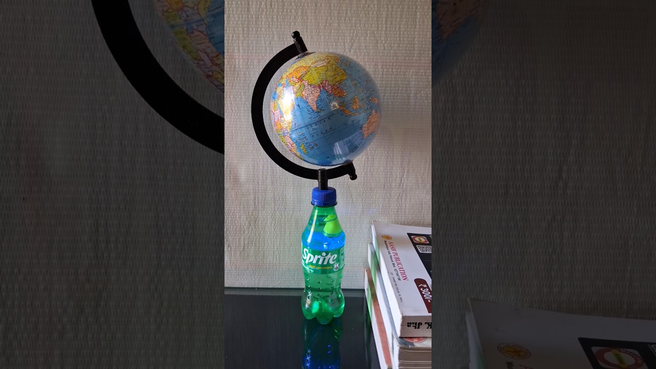 globe model making idea | anokha globe model with bottle stand