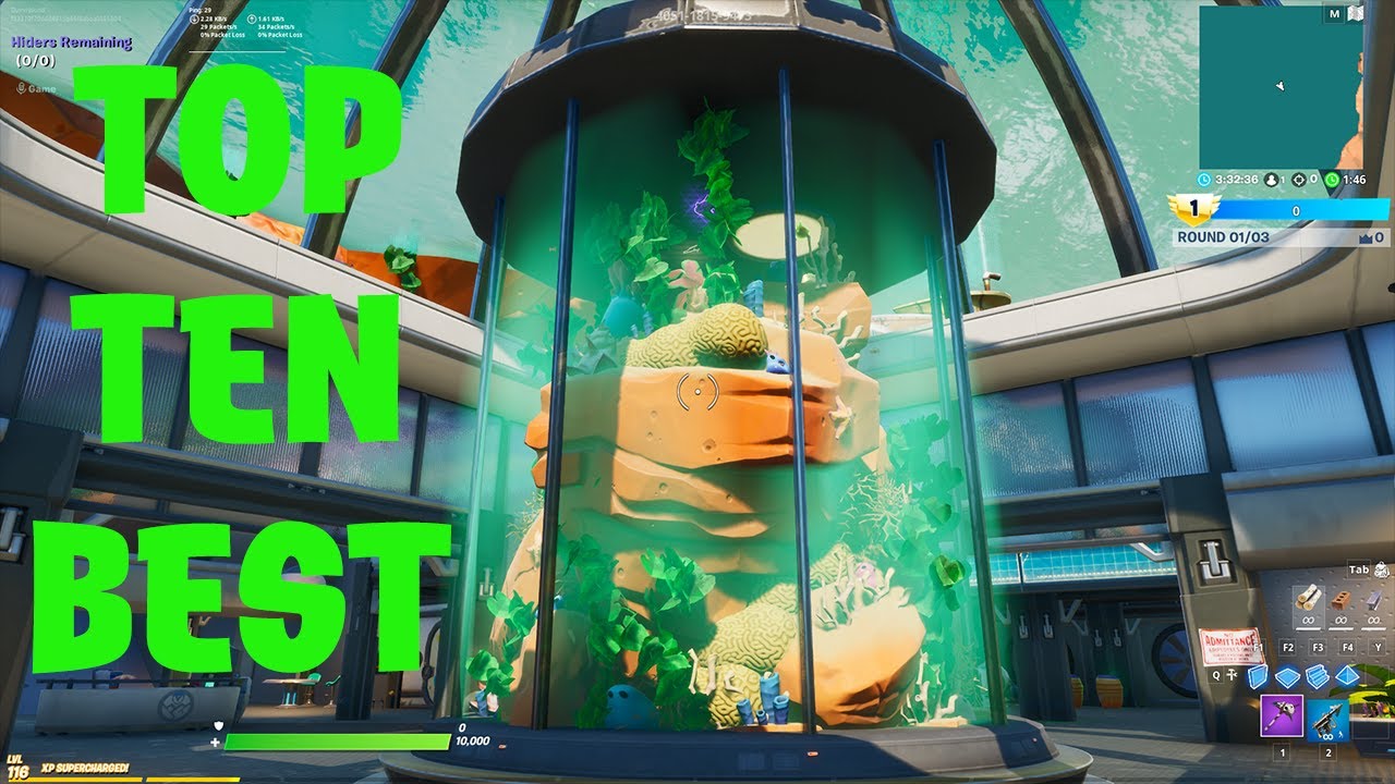 TOP TEN BEST Hiding spots in Underwater Labs by Dummblond YouTube
