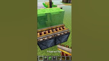 Infinite powerd rail in Minecraft!✅ #youtubeshorts #minecraft #shortvideo #trending