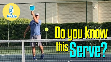 Pickleball ADVANCED Serves - The Offensive Cut Serve | In2Pickle