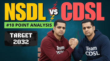 NSDL vs CDSL - 10 Point Stock Analysis, Valuation & Technicals | IPO Update