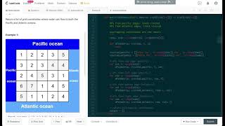 Leetcode 417: Pacific Atlantic Water Flow