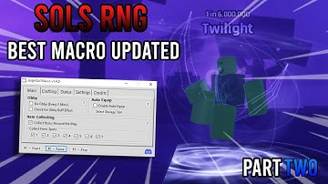 The New BEST MACRO For SOLS RNG ERA 7 Part Two! (Dolph Macro)