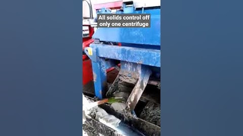 200m³/hour Super high volume centrifuge save all solids control system,no need shakers,mud cleaner