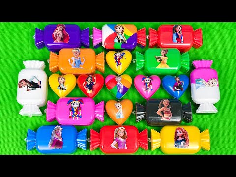 Looking For Disney Princesses Slime With Candies Coloring - Satisfying Slime ASRM