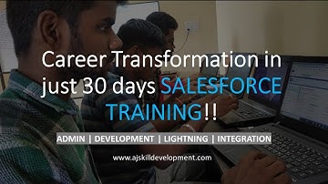 30 days career transform in Salesforce | Life Changing Technology Training