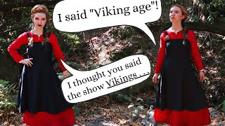 Vad hade vikingarna på sig egentligen? Försöker med en historiskt korrekt vikingadräkt för kvinnor