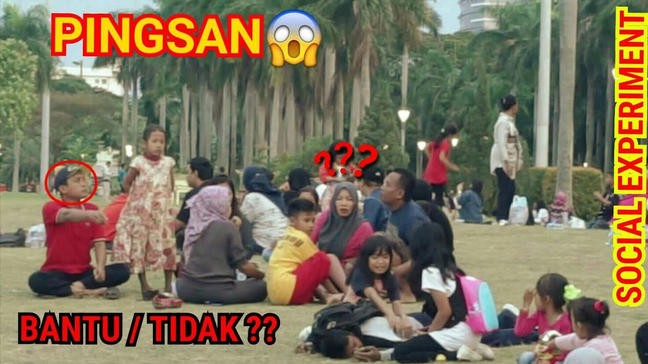 PRANK PINGSAN -BIKIN PANIK ORANG SAMPAI DI KEROKIN - SOCIAL EXPERIMENT