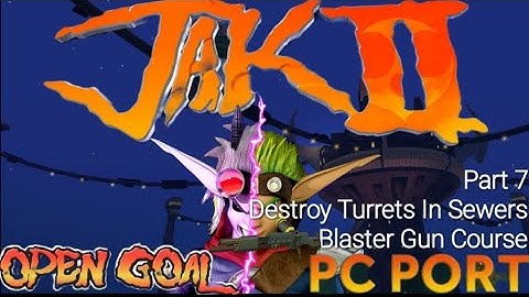 Jak II: (PC Port) Part 7: Destory Turrets In Sewers & Blaster Gun Course (Ultimate Reshade)