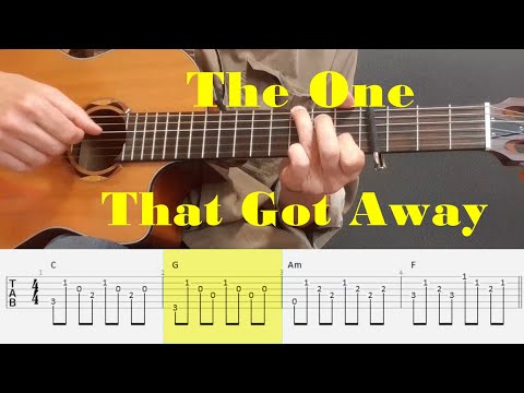 The One That Got Away - Katy Perry - Easy Fingerstyle Guitar Tutorial Tabs