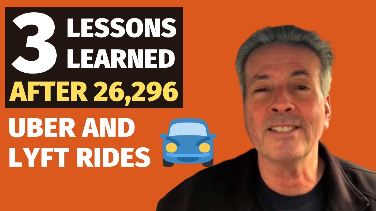 3 Lessons Learned After 26,296 Uber and Lyft Rides - YouTube