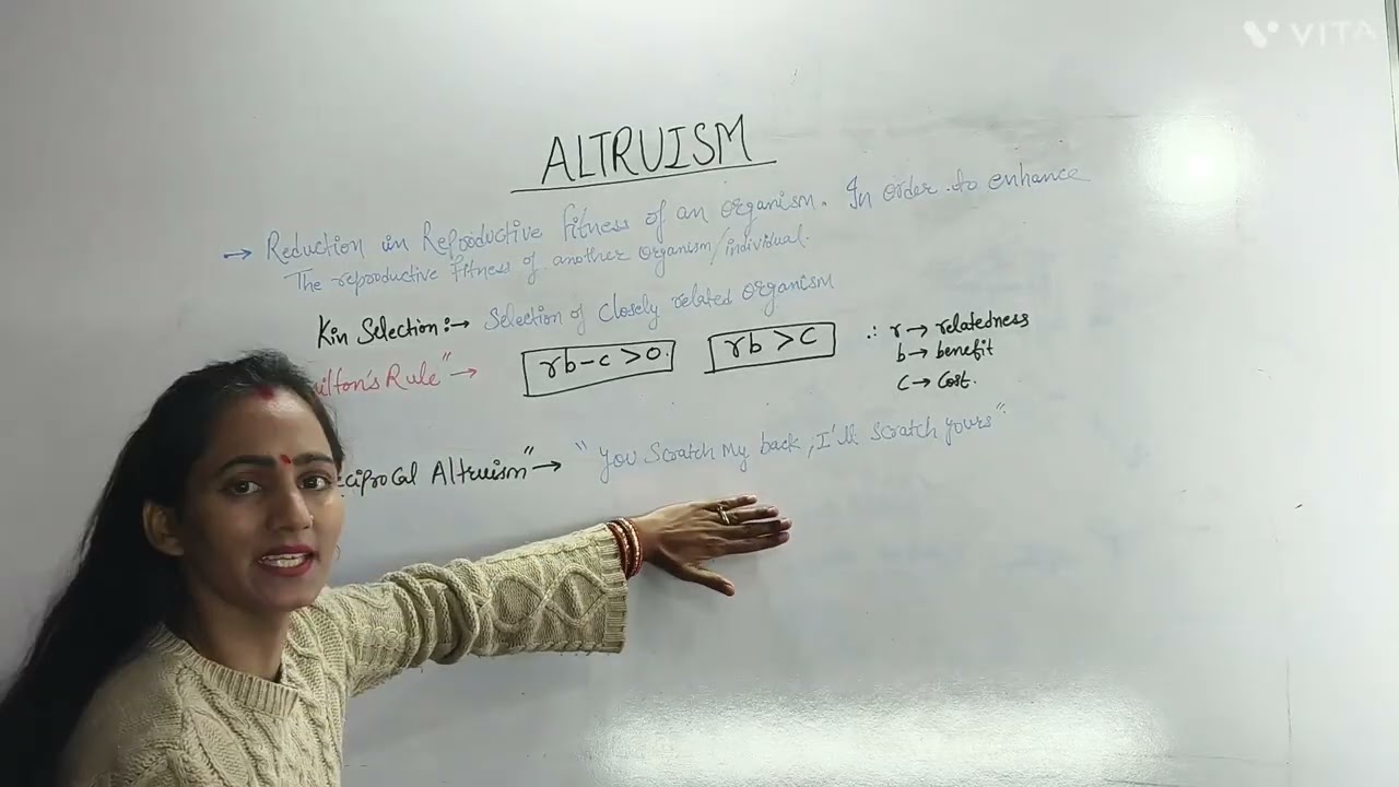 ALTRUISM/animal behaviour/ethology/m.sc/b.sc/competitive exam 