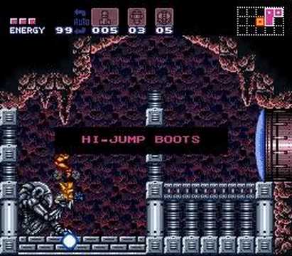 Super Metroid - Quick Hi-Jump Boots Room