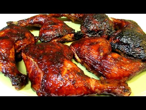 How to make BBQ Chicken - Easy Basic BBQ Chicken - Gas Grill Version