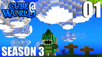 CubeWorld - S3E01 - Leeroy the Berserker - RPG Alpha Gameplay LP