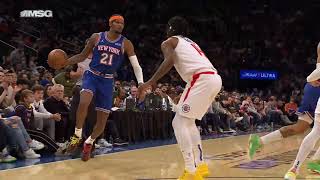 Cam Reddish Makes His New York Knicks Debut