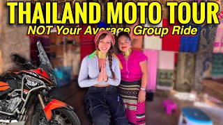 DID NOT expect all THIS || BIKE CRASH, SICKNESS, LONG NECK VILLAGE..  Thailand Moto Tour (EP 2 )