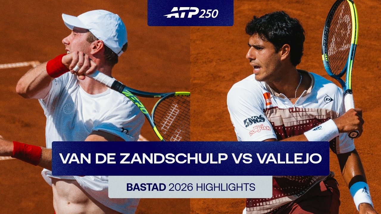Botic van de Zandschulp vs Adolfo Daniel Vallejo Highlights | Bastad 2026 Round 2
