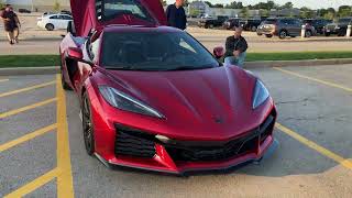 Red Mist Metallic Z06 Corvette