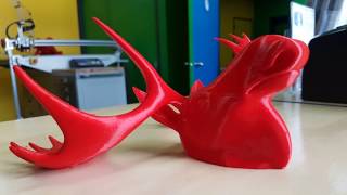 Materio3D Moose head - modeling SpeedUp