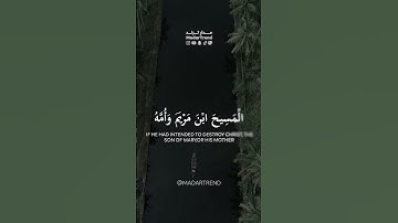سورة المائدة - ولله ملك السماوات والأرض ومابينهما يخلق مايشاء - بندر بليلة - مدار ترند MadarTrend