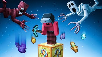 I Beat Minecraft One Lucky Block with Horror Mods